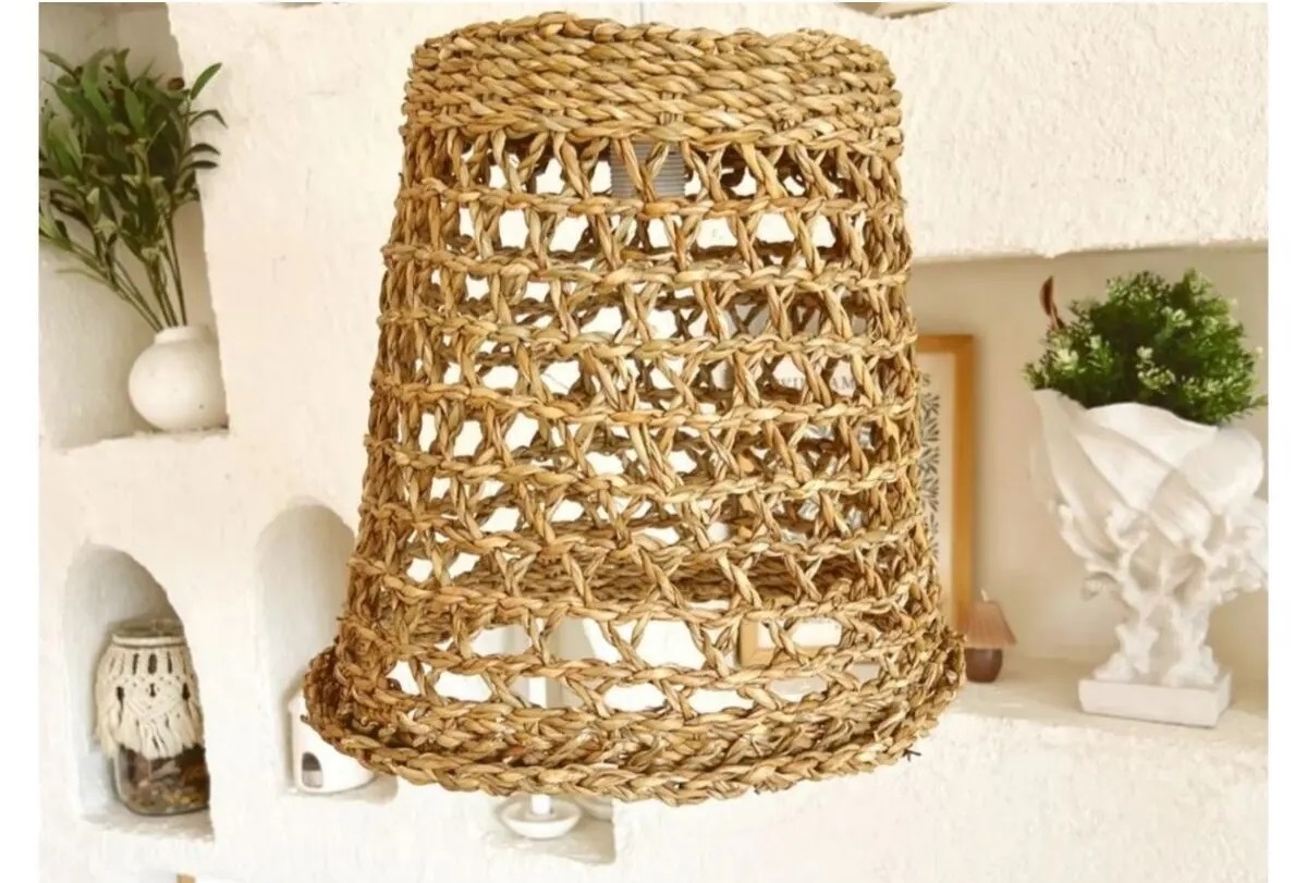 Seagrass Crossnet Lampshade